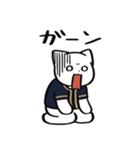 野球ねこ応援団・紺＆金色チームVer.（個別スタンプ：22）