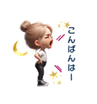 敬語ver.✨常に叫びまくる子（個別スタンプ：22）