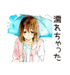 ふつうの女の子の梅雨シーズン（個別スタンプ：8）