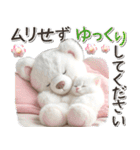 初夏♡ふわふわシロクマとネコ（個別スタンプ：27）