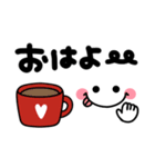 使いやすいシンプル顔文字♡デカ文字（個別スタンプ：20）