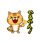 関西弁でまくしたてるトラ猫（個別スタンプ：4）