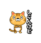 関西弁でまくしたてるトラ猫（個別スタンプ：7）