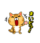 関西弁でまくしたてるトラ猫（個別スタンプ：34）