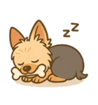 ヨークシャーテリアの毎日スタンプイラスト（個別スタンプ：8）