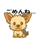 ヨークシャーテリアの毎日スタンプイラスト（個別スタンプ：9）