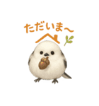 日常会話に使える！シマエナガ（個別スタンプ：4）