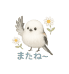 日常会話に使える！シマエナガ（個別スタンプ：6）