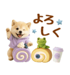 大人可愛い癒し豆しばの梅雨スタンプ（個別スタンプ：26）