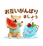 大人可愛い癒し豆しばの梅雨スタンプ（個別スタンプ：30）