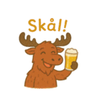 世界の言葉で乾杯（個別スタンプ：16）