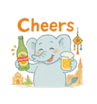 世界の言葉で乾杯（個別スタンプ：32）