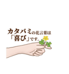 花言葉で想いを伝えるスタンプ（個別スタンプ：6）