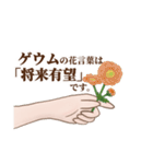 花言葉で想いを伝えるスタンプ（個別スタンプ：8）