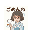 浴衣美女×縁日スタンプ（個別スタンプ：11）