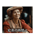 架空映画のワンシーン。（個別スタンプ：28）