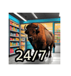 アメリカバイソンライク_英語（個別スタンプ：27）