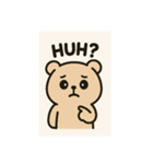 "Say It with Cat ＆ Bear！"（個別スタンプ：3）