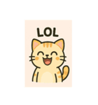 "Say It with Cat ＆ Bear！"（個別スタンプ：6）