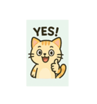 "Say It with Cat ＆ Bear！"（個別スタンプ：7）