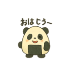 おにぎりパンダ君（個別スタンプ：1）