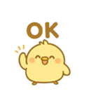 ぽよとりのゆるっと英語スタンプ（個別スタンプ：1）