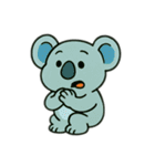 色んな表情する動物（個別スタンプ：4）