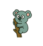 色んな表情する動物（個別スタンプ：21）