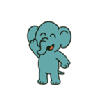 色んな表情する動物（個別スタンプ：36）