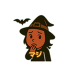 かわいい魔女とハロウィン（個別スタンプ：8）