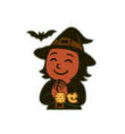 かわいい魔女とハロウィン（個別スタンプ：9）