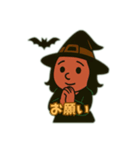 かわいい魔女とハロウィン（個別スタンプ：14）