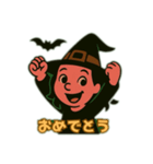 かわいい魔女とハロウィン（個別スタンプ：24）