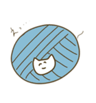 編み物好きと繋がりたいもこもこネコチャン（個別スタンプ：10）