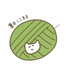 編み物好きと繋がりたいもこもこネコチャン（個別スタンプ：22）
