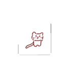 手描きゆるっとねこ（個別スタンプ：1）