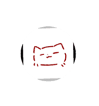 手描きゆるっとねこ（個別スタンプ：8）