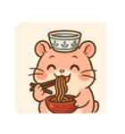 【岩手弁☆どんどん元気ハム】わんこはむ（個別スタンプ：8）