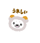 ヘアバンドを被った可愛いアザラシ（個別スタンプ：3）