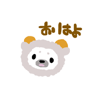 ヘアバンドを被った可愛いアザラシ（個別スタンプ：15）
