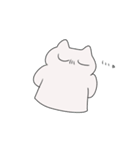 しろねこの連絡スタンプ（個別スタンプ：30）