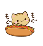 小さいキジトラ猫☆かわいい吹き出し（個別スタンプ：9）