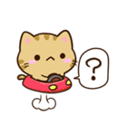 小さいキジトラ猫☆かわいい吹き出し（個別スタンプ：22）