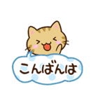 小さいキジトラ猫☆かわいい吹き出し（個別スタンプ：29）