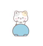 素材｜コラボ＊動く♪くまぽこ＆ぷにゃんこ（個別スタンプ：8）