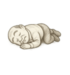 落書き世界のおじさん（個別スタンプ：9）