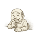 落書き世界のおじさん（個別スタンプ：12）