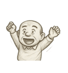 落書き世界のおじさん（個別スタンプ：17）