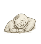 落書き世界のおじさん（個別スタンプ：24）