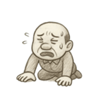 落書き世界のおじさん（個別スタンプ：32）